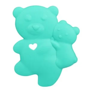 Lil Jumbl Baby Teething Toy Organic Food Grade Silicone BPA-Free,Turquoise,TR013