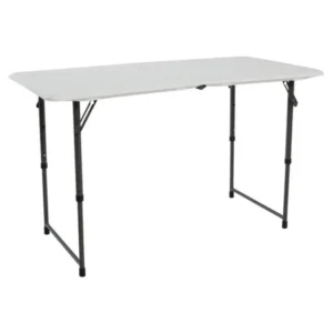 Lifetime 4' Residential Adjustable Fold-In-Half Table