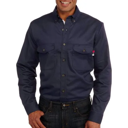Walls FR Big Men's HRC Level 2 Flame Resistant Button-Down Work Shirt
