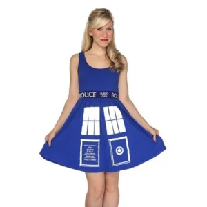 Doctor Who - Tardis Juniors A-Line Dress