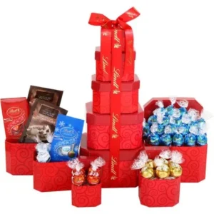 Alder Creek Gift Baskets Lindt Tower Gift Set