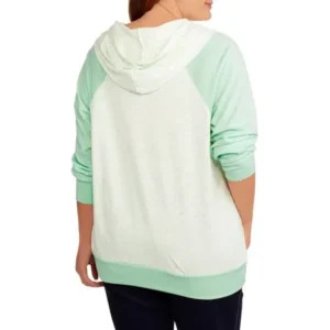 Women's Plus Raglan Hoodie Sorry