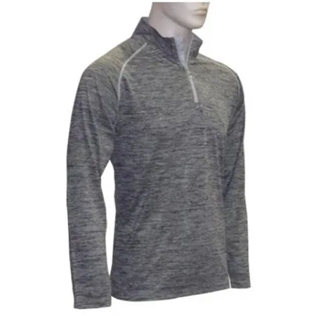 Weather Apparel 58037-050-3XL Mens Activewear Long Sleeve Jersey - 3 XL, Black & Light Gray