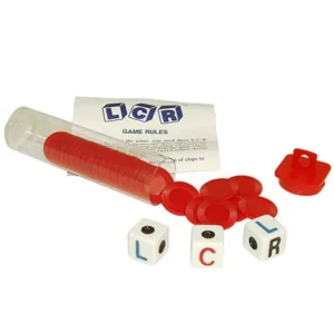 Left Center Right Dice Game - Red