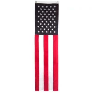 US Flag Pulldown - Online Stores, Inc. Brand - 20inch x 8ft OLS - Sewn Polyester