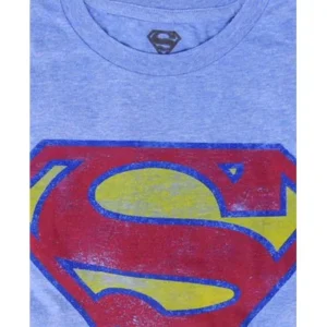 Dc Superman basic logo men's short sleeve graphic t-shirt, up to size 3xl