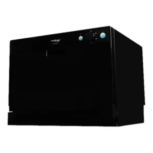 Koldfront PDW60E 22 Inch Wide 6 Place Setting Countertop Dishwasher with High Heat Dishwashing