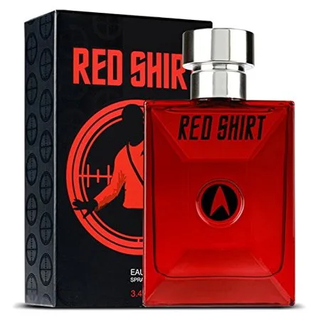 STAR TREK PERFUME for Men Red Shirt EDT Spray, 3.4 Fluid Ounce