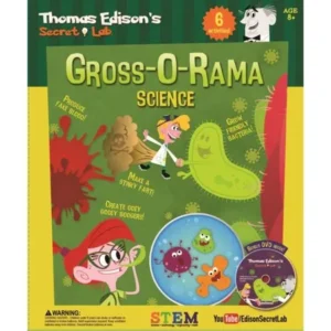 Edisons Lab Gross-O-Rama Science Kit, Science and Discovery Toys by Go! Games