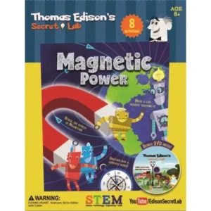 Edisons Lab Magnet Power Science Kit, Science and Discovery Toys by Go! Games