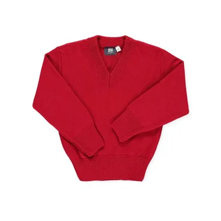 T.Q. Knits Big Boys' Control-Pil V-Neck Sweater (Sizes 8 - 20)