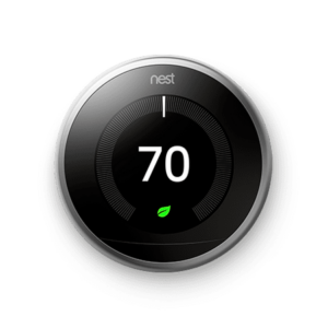 Nest Learning Smart Thermostat (3rd Generation), No Hub Required