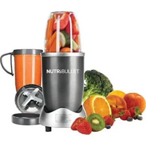 NutriBullet Silver Magic Bullet Superfood Nutrition Extractor, 8 Piece