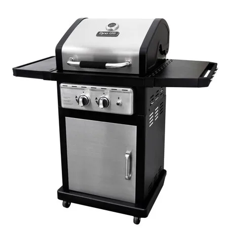 Dyna-Glo DGP350SNP-D Smart Space Living 2-Burner Stainless Steel Gas BBQ Gas Grill