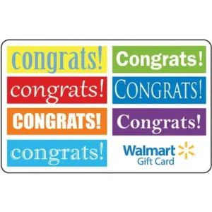 Congrats Text Gift Card