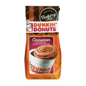 Dunkin' Donuts Cinnamon Coffee Roll Artificially Flavored Ground Coffee, 11 oz