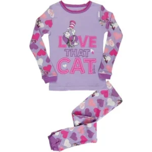 Dr. Seuss - Love That Cat Toddler Pajama Set