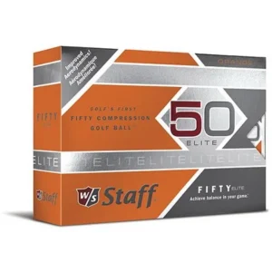 Wilson W/S Fifty Elite Orange Golf Balls, 12-pack
