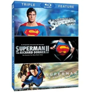 Superman The Movie / Superman II: The Richard Donner Cut / Superman Returns (Blu-ray + Batman V Superman Movie Money)
