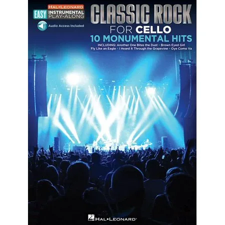 Hal Leonard Easy Instrumental Play-Along: Classic Rock for Cello (Other)