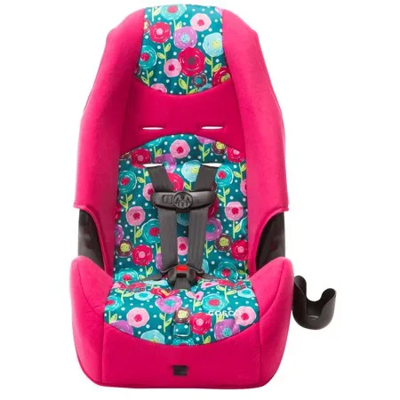Cosco 2-in-1 High Back Booster Car Seat, Spring Day