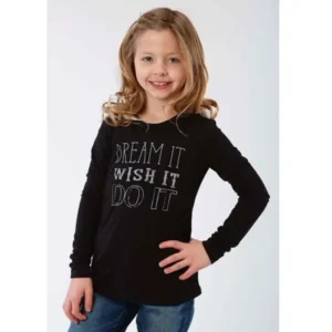 Roper Apparel Girls Dream It Wish It Do It Tee