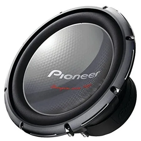 Pioneer TS-W3003D4 Champion Series Pro Subwoofer with Dual 4 ff Voice Coils and 2000W Max Power(one speaker)
