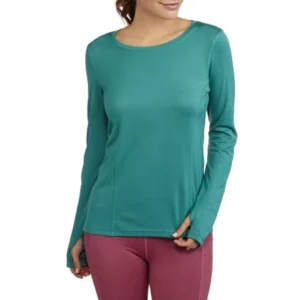 Women's Active Long-Sleeve Performance Tee with Mesh Details