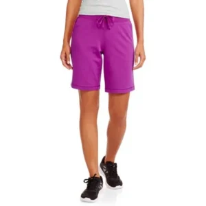 Athletic Works Women's Active French Terry Bermuda Shorts