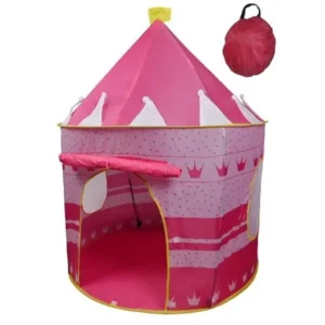 POCO DIVO Crown Princess Castle Girls Outdoor Tent Pink Indoor Play House