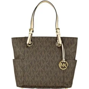 Jet Set Signature Logo Tote in Brown - 30S11TTT4B-200