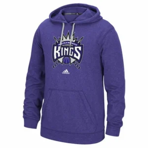 "Sacramento Kings NBA Adidas Purple Ultimate Hood Climawarm Performance ""Primary Logo"" Pullover Hoodie For Men"