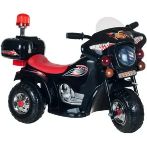 Ride on Toy, 3 Wheel Motorcycle for Kids, Battery Powered Ride On Toy by Lilâ€™ Rider â€“ Ride on Toys for Boys and Girls, Toddler - 4 Year Old, Black