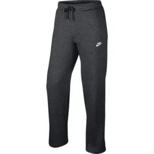 Nike Club Fleece Open Hem Men's Sweatpants Dark Grey/White 804395-071