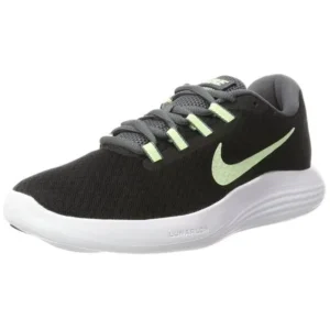 Nike Women's Lunarconverge Running Shoe, Black/Barely Volt-Dark Grey, 7.5