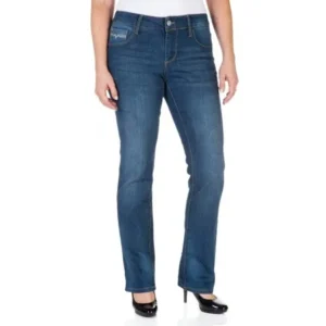 Faded Glory Women's Straight Leg Jeans Available in Regular, Petite, and Tall Lengths