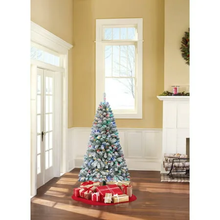 Holiday Time Pre-Lit 6' Alpine Fir Artificial Christmas Tree, Color Changing Lights