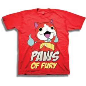 Yo-Kai Watch Boys' Paws Of Fury-Short Sleeve T-Shirt