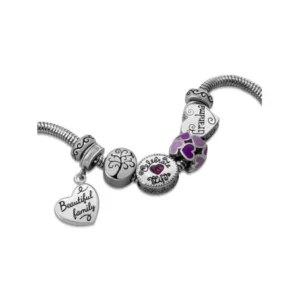 Stainless Steel Limited Edition Grandma Charm Bracelet Set