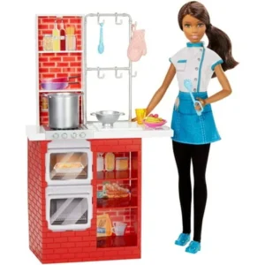 Barbie Spaghetti Chef Nikki Doll and Playset