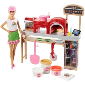 Barbie Cooking & Baking Pizza Making Chef Doll & Play Set
