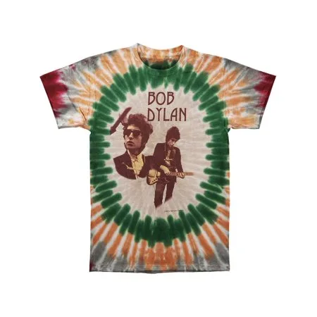 Bob Dylan Men's Deal Tour Tie Dye T-shirt Multi