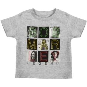 Bob Marley Boys' Legend Childrens T-shirt White