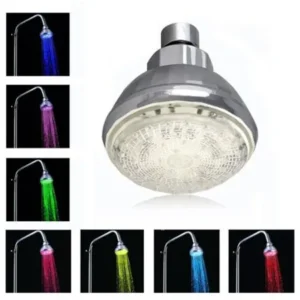Insten 7 Colors Automatic LED Romantic Light Water Bath Home Bathroom Shower Head Glow (No battery required) Illuminated