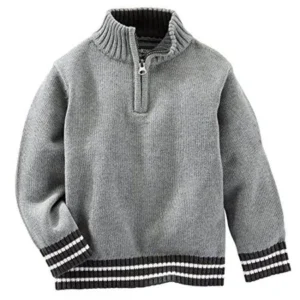 OshKosh B'gosh Ski Lodge Pullover Sweater - Grey - 6 Kids