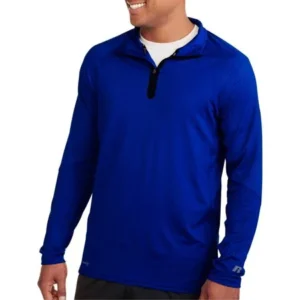 Big Men's 1/4 Zip Performance Jacket