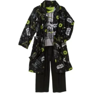 Boys' Licensed 3 Piece Robe and Pajama Sleepwear Gift Set, Available in 4 Characters