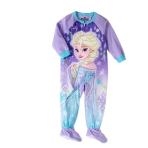 Frozen Toddler Girl Micro Fleece Footed Pajama