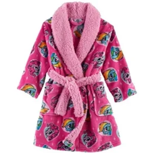 My Little Pony Movie Bathrobe for Toddler Girls Fleece Faux Fur Robe Size 4T