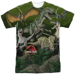 Jurassic Park - Pack Of Dinos - Short Sleeve Shirt - X-Large